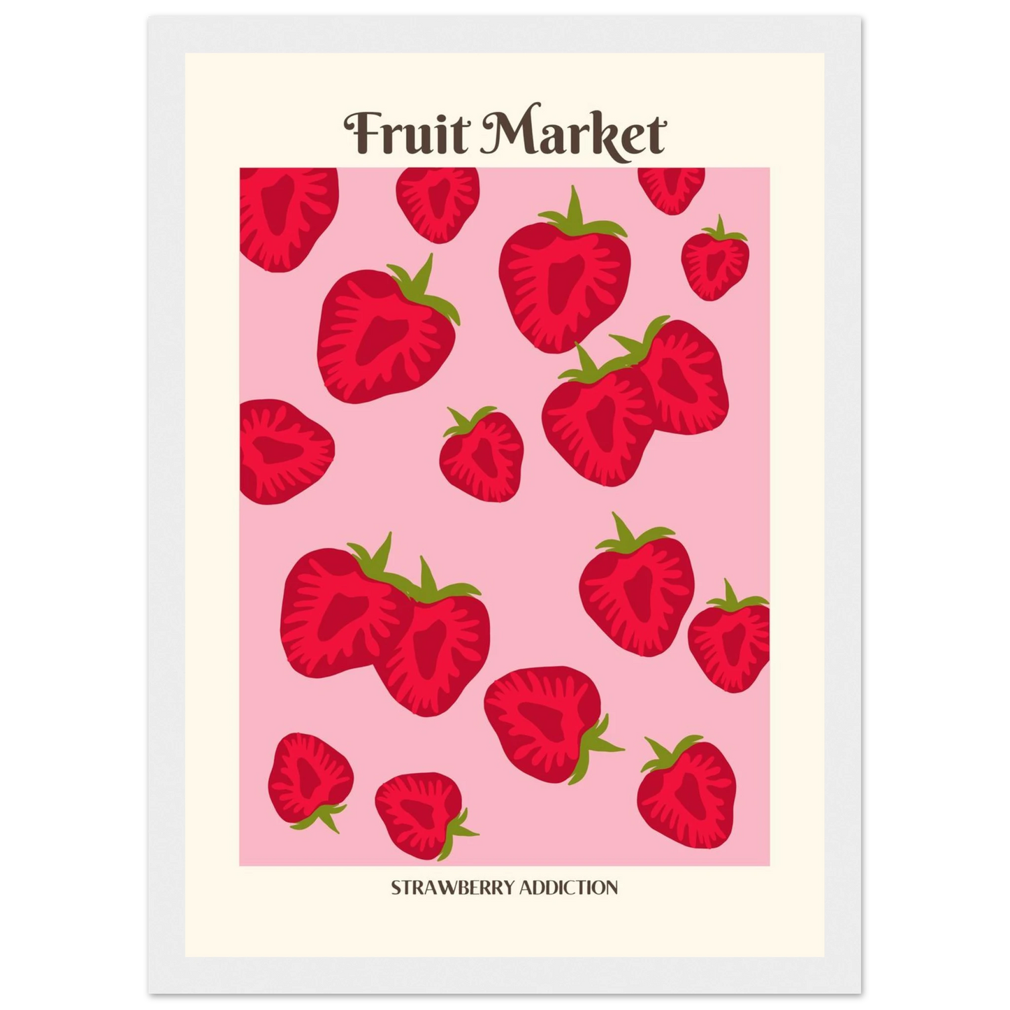 Fruit Market Strawberry - Poster - Arthena