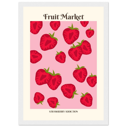 Fruit Market Strawberry - Poster - Arthena