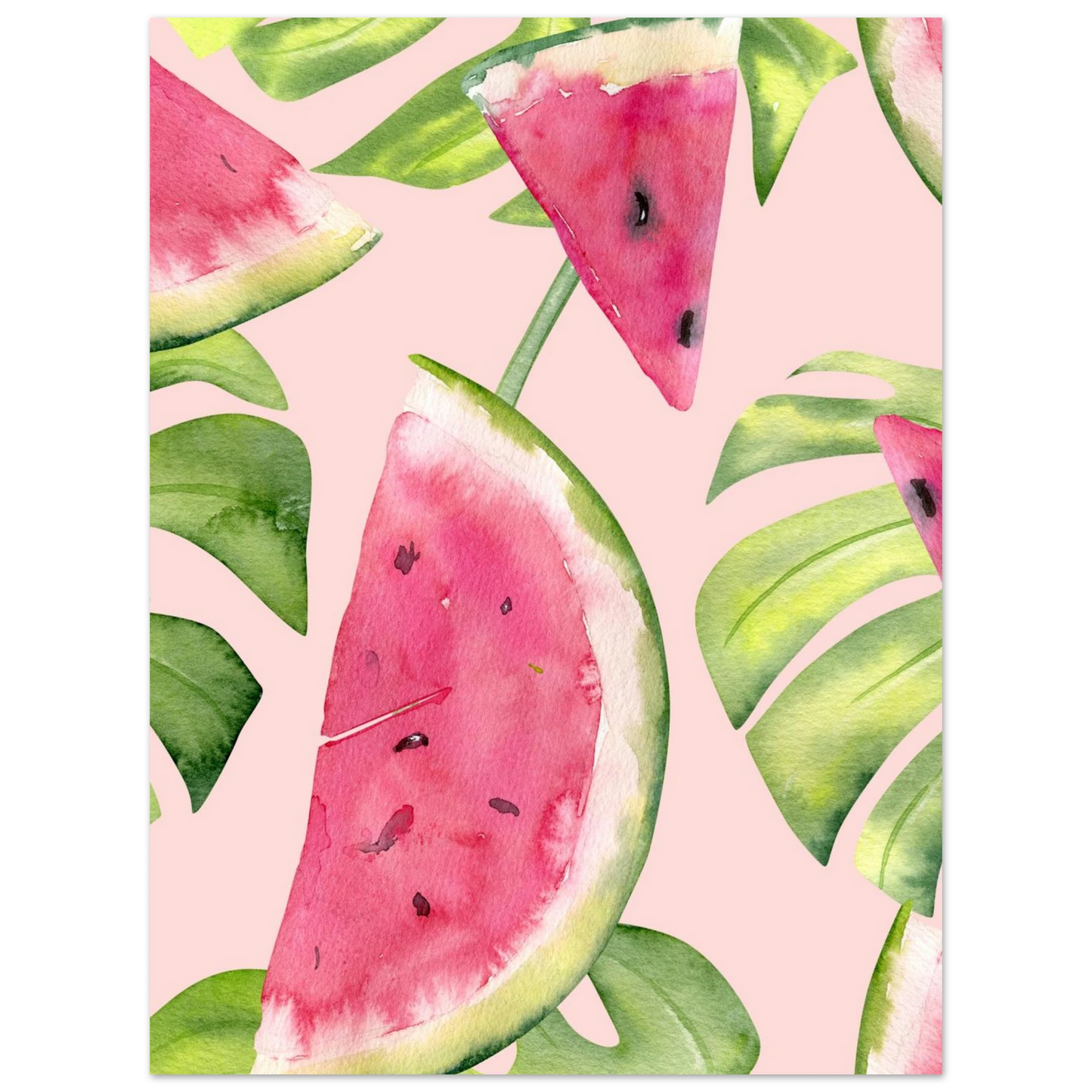Watermelon Slices - Poster - Arthena