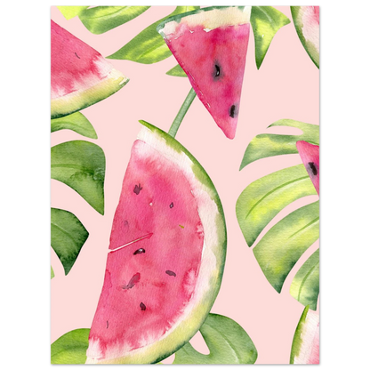 Watermelon Slices - Poster - Arthena