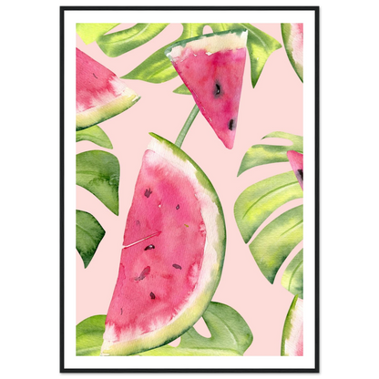 Watermelon Slices - Poster - Arthena