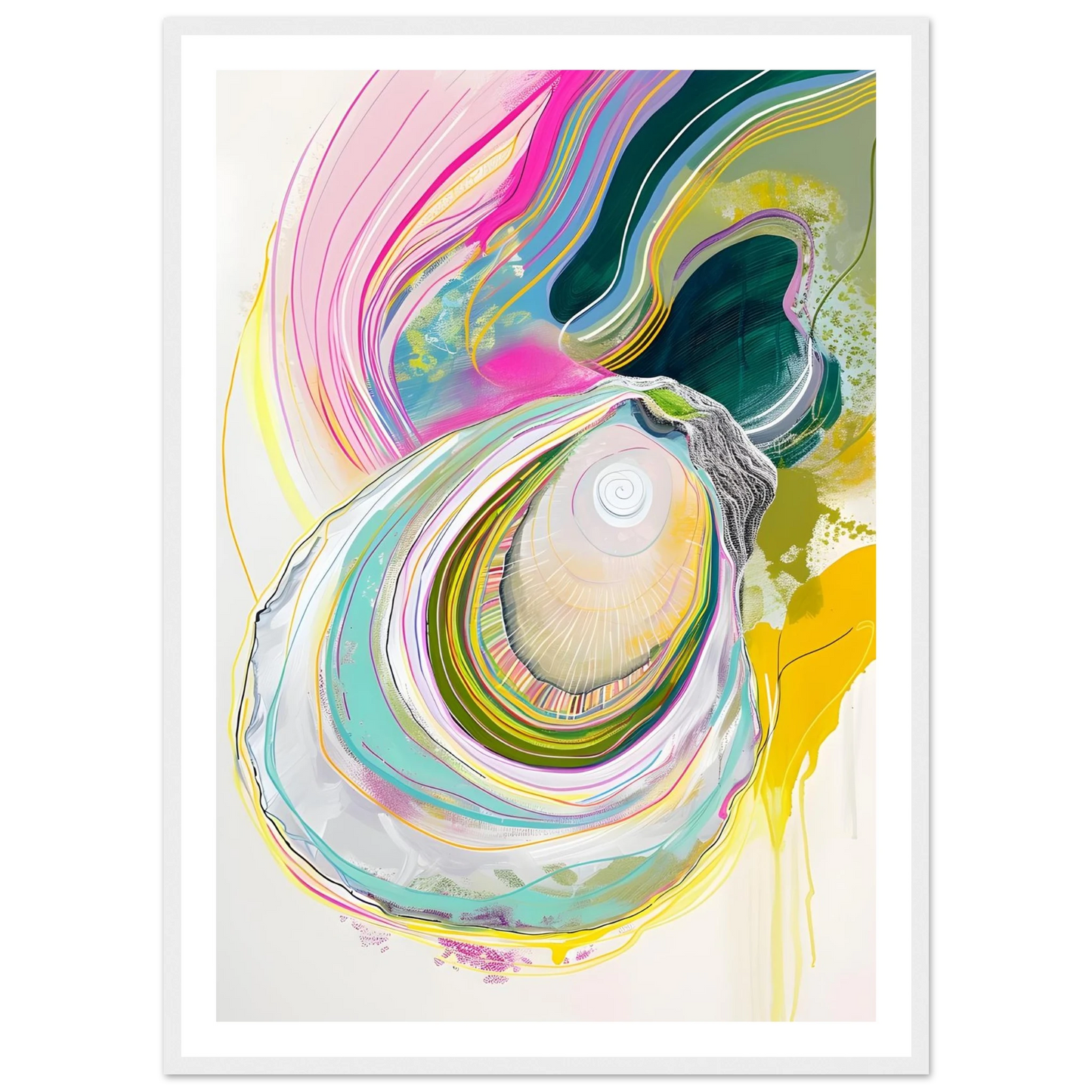 Colorful Oyster - Poster - Arthena