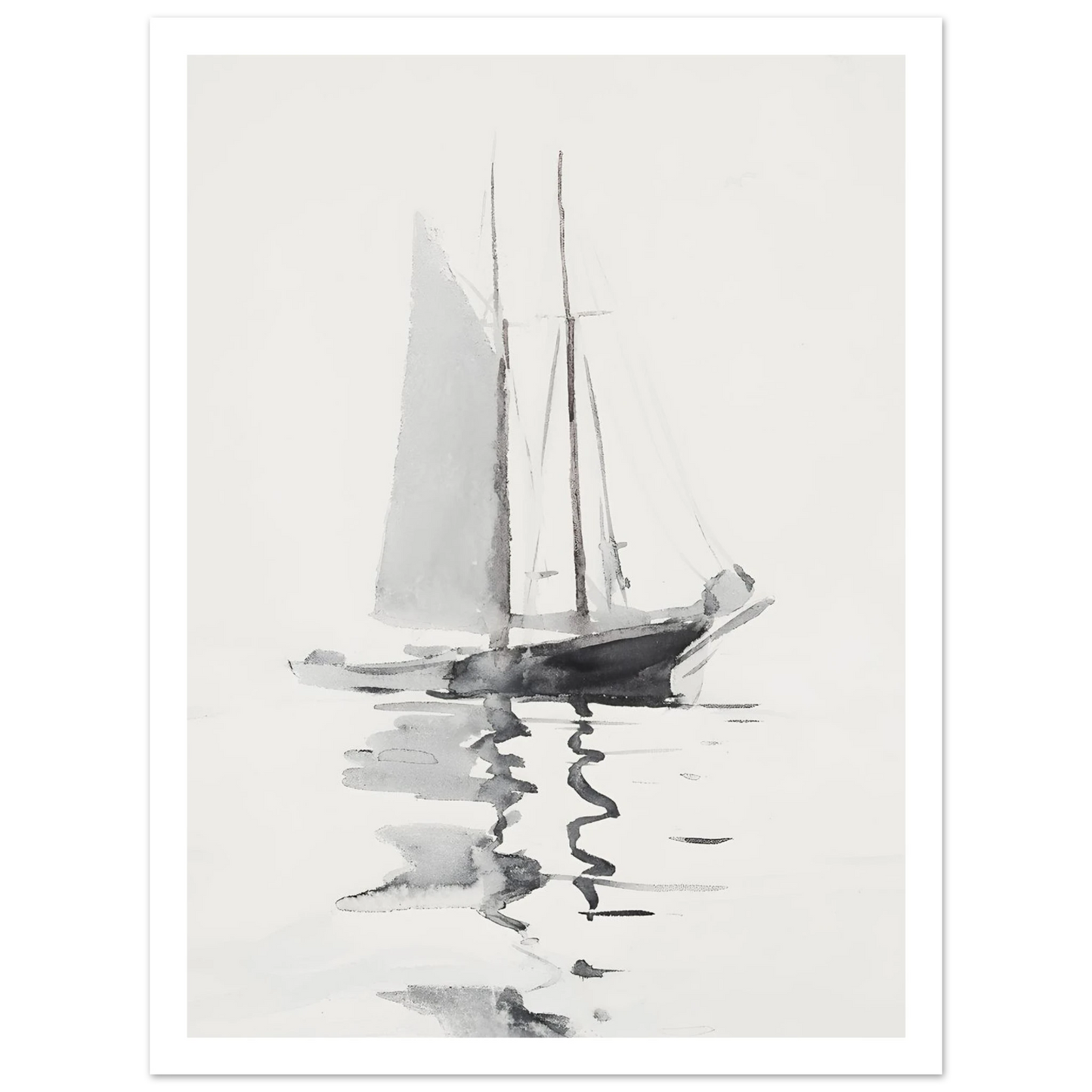 Abstract boat - Poster - Arthena