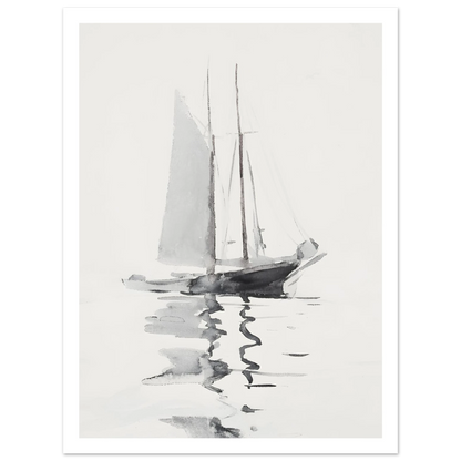 Abstract boat - Poster - Arthena