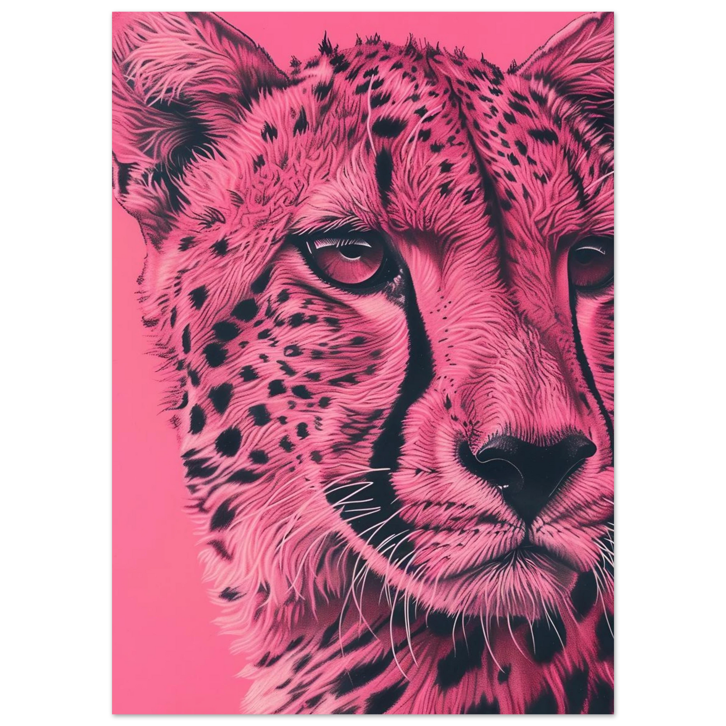 A Pink Cheetah - Poster - Arthena