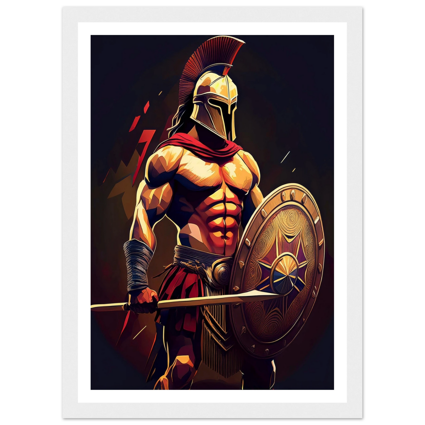 Spartan Warrior - Poster - Arthena