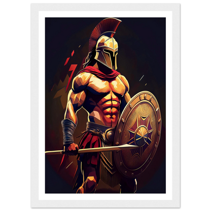 Spartan Warrior - Poster - Arthena