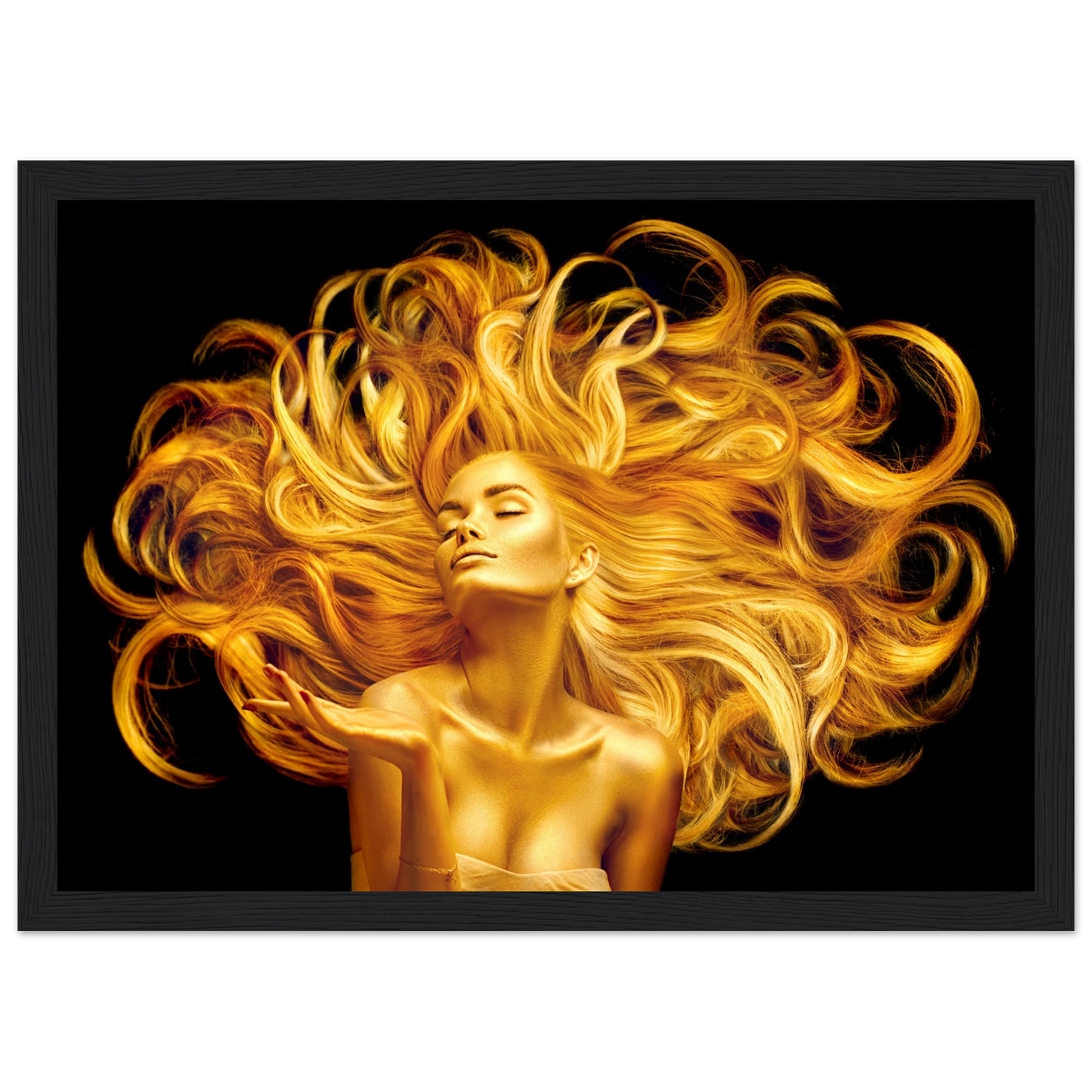 Golden Flow - Poster - Arthena