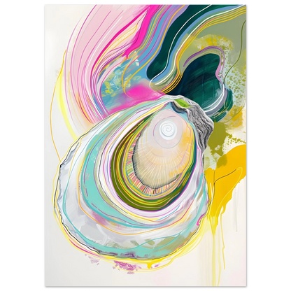 Colorful Oyster - Poster - Arthena