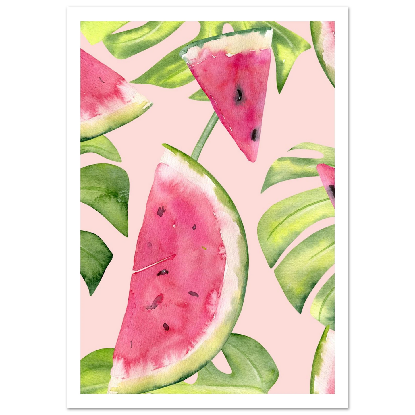 Watermelon Slices - Poster - Arthena