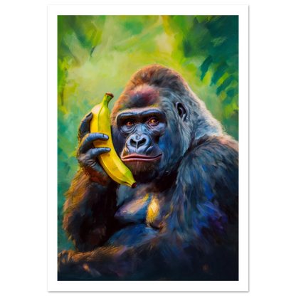 Gorilla on the Line - Poster - Arthena