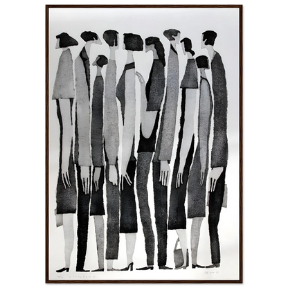 Silent Crowd - Poster - Arthena