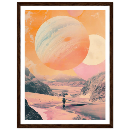Lost Wanderer Beneath Alien Suns - Poster - Arthena