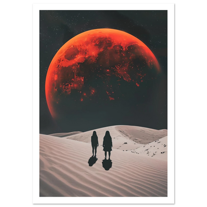 Two Gazes Towards the Unknown - Poster - Arthena