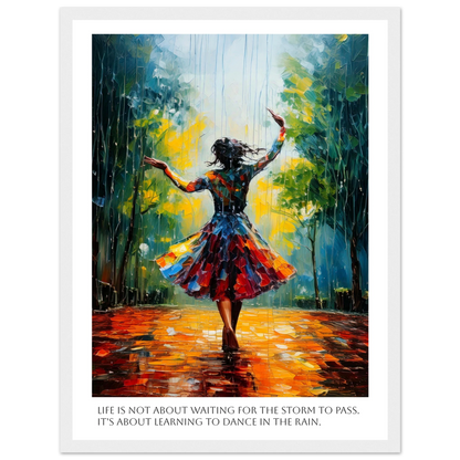 Dance in the color storm - Poster - Arthena