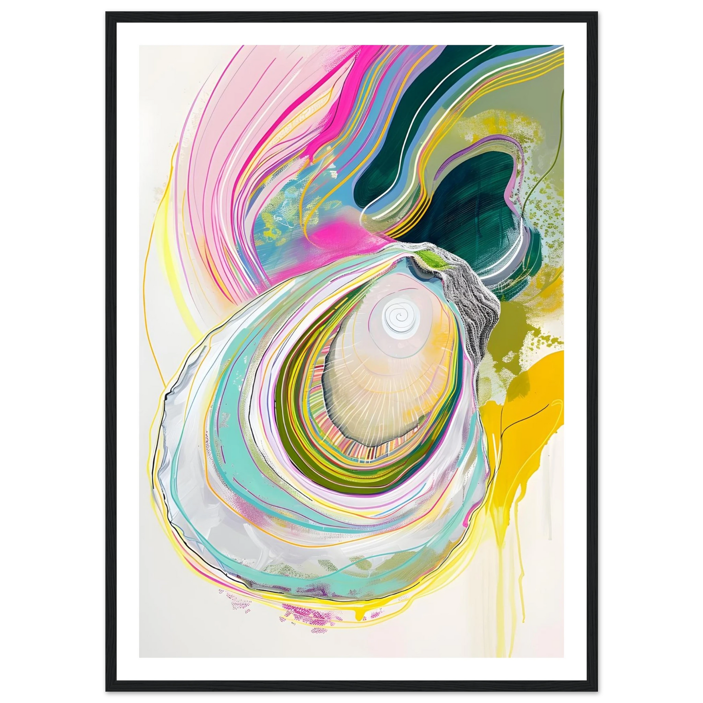 Colorful Oyster - Poster - Arthena