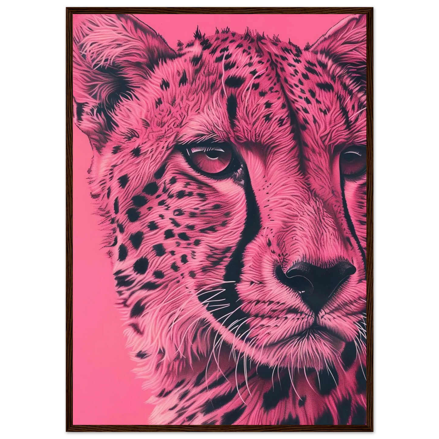 A Pink Cheetah - Poster - Arthena