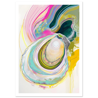 Colorful Oyster - Poster - Arthena