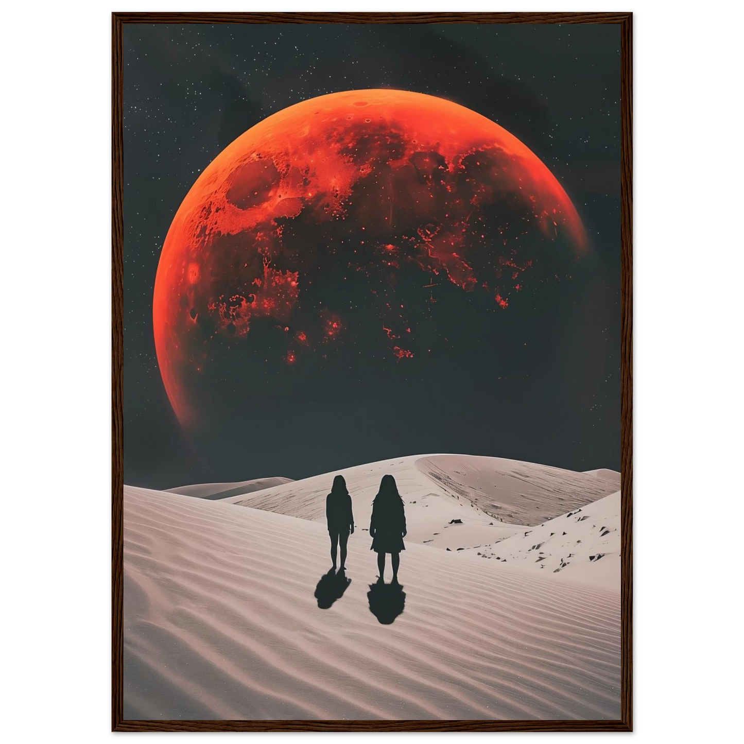 Two Gazes Towards the Unknown - Poster - Arthena