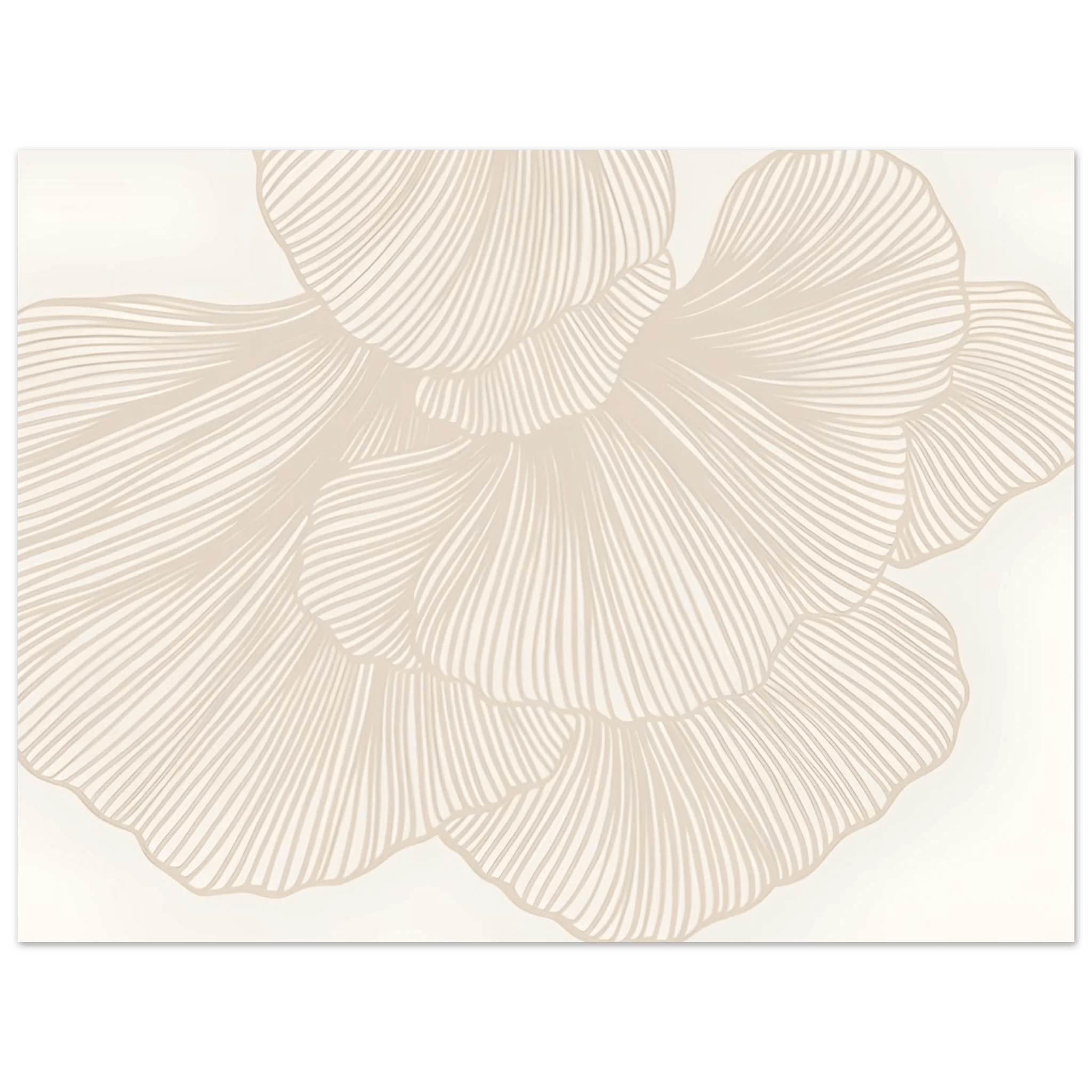 Flower Lines - Poster - Arthena