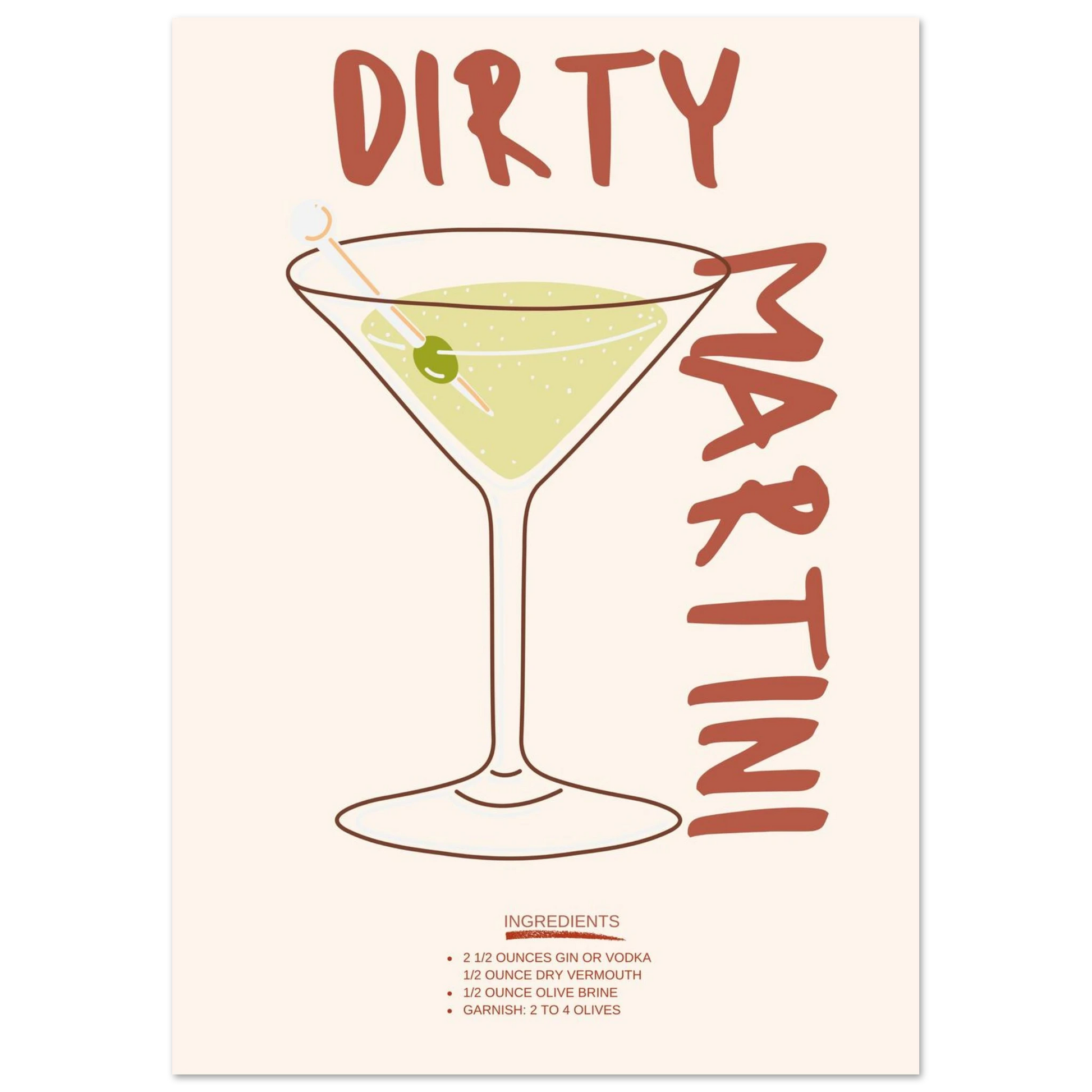 Dirty Martini - Poster - Arthena