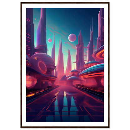 Neon Horizons - Poster - Arthena
