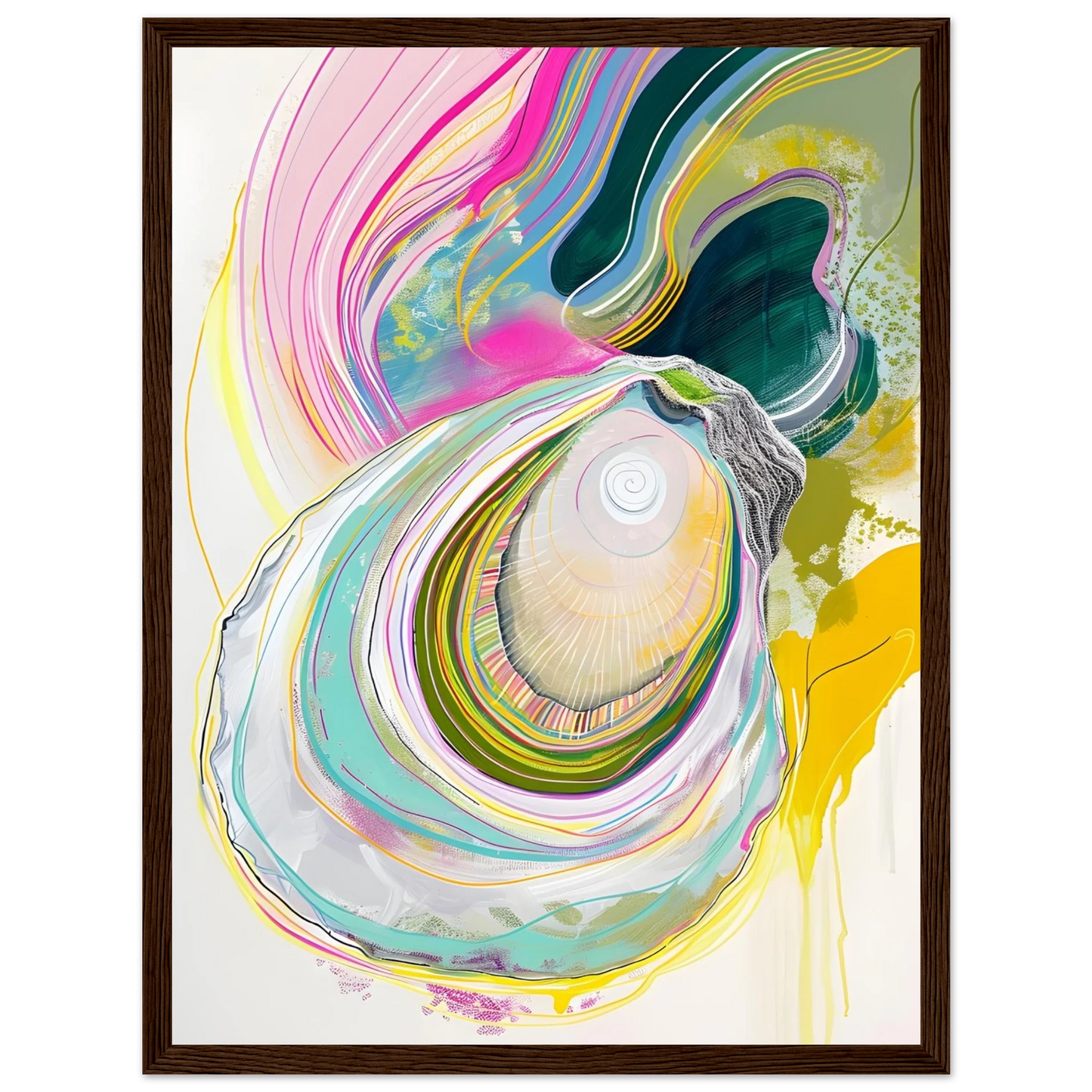 Colorful Oyster - Poster - Arthena