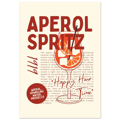 Aperol Spritz 1919 - Poster - Arthena