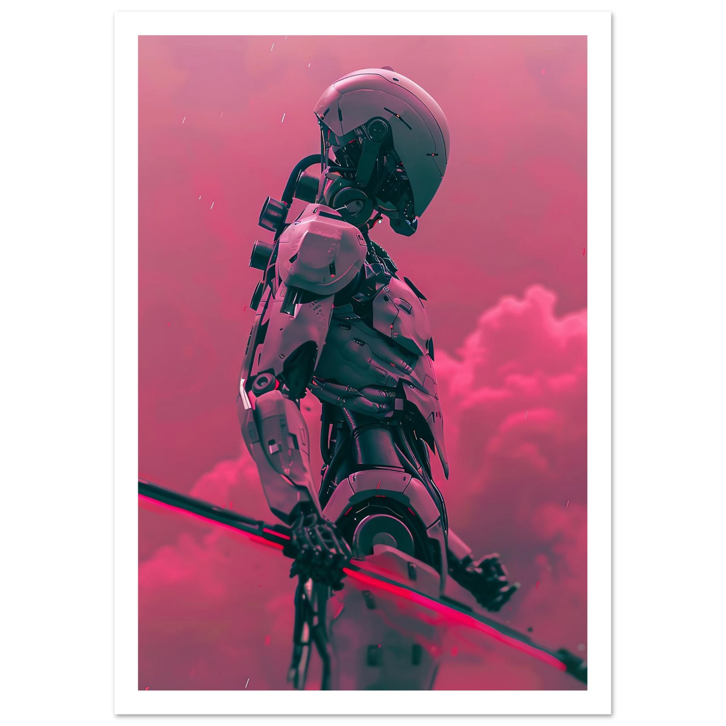 Battle Droid in the Rosy Mist - Poster - Arthena