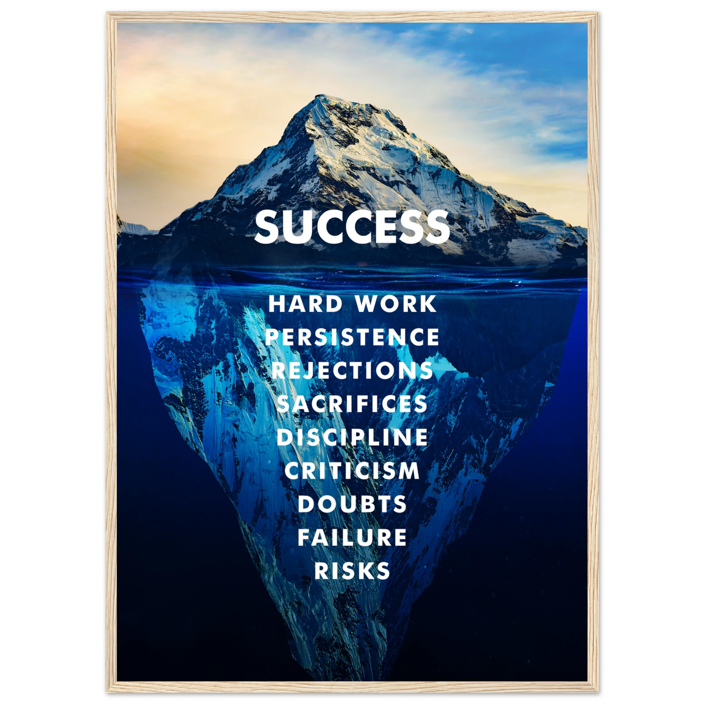 The Iceberg of Success - Poster - Arthena