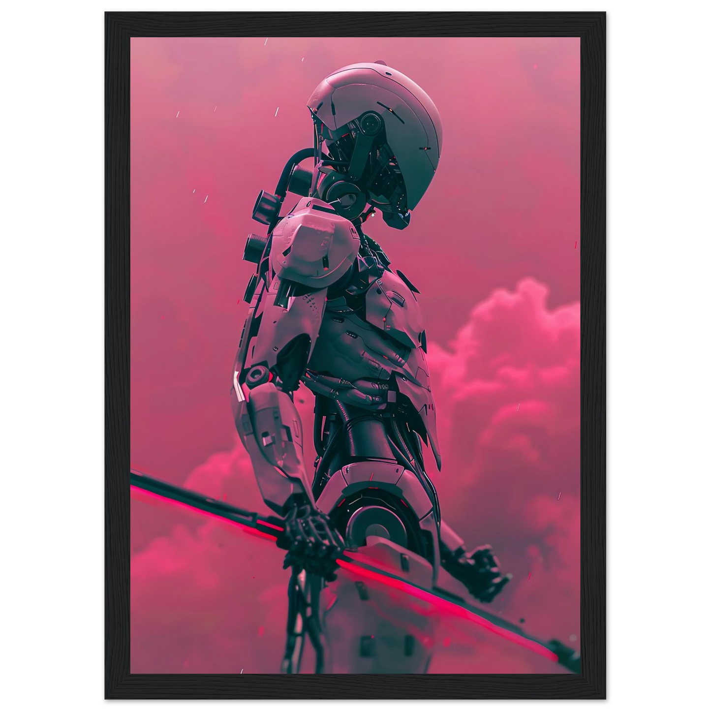 Battle Droid in the Rosy Mist - Poster - Arthena