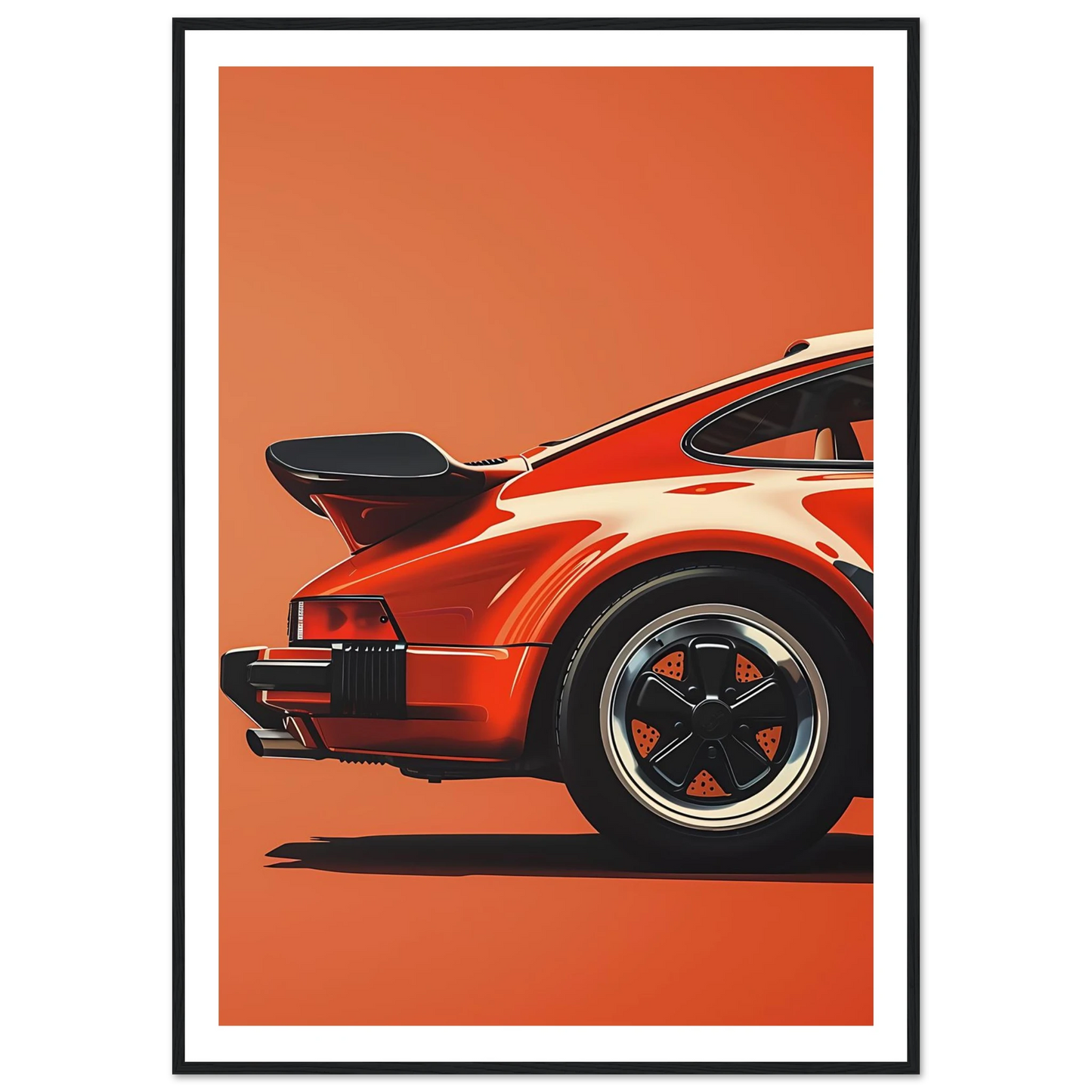 Retro Car - Poster - Arthena