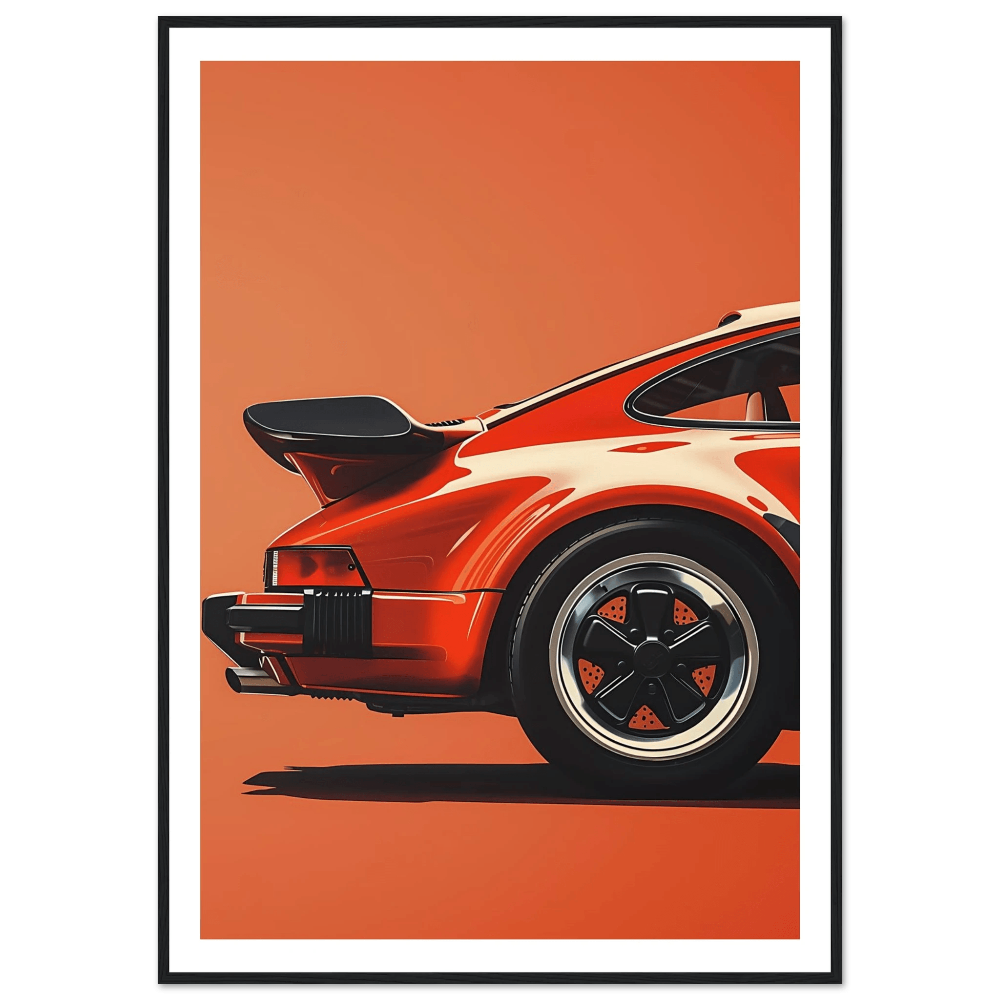 Retro Car - Poster - Arthena