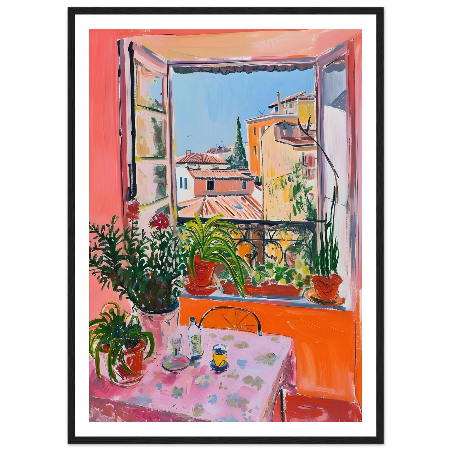 Sunny Window View - Poster - Arthena