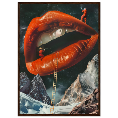Lip Construction - Poster - Arthena