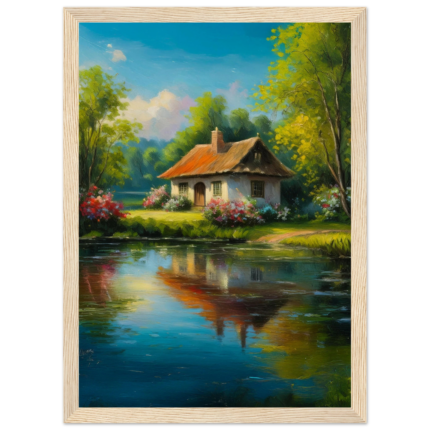 Serenity by the Lake - Poster - Arthena