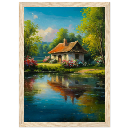Serenity by the Lake - Poster - Arthena