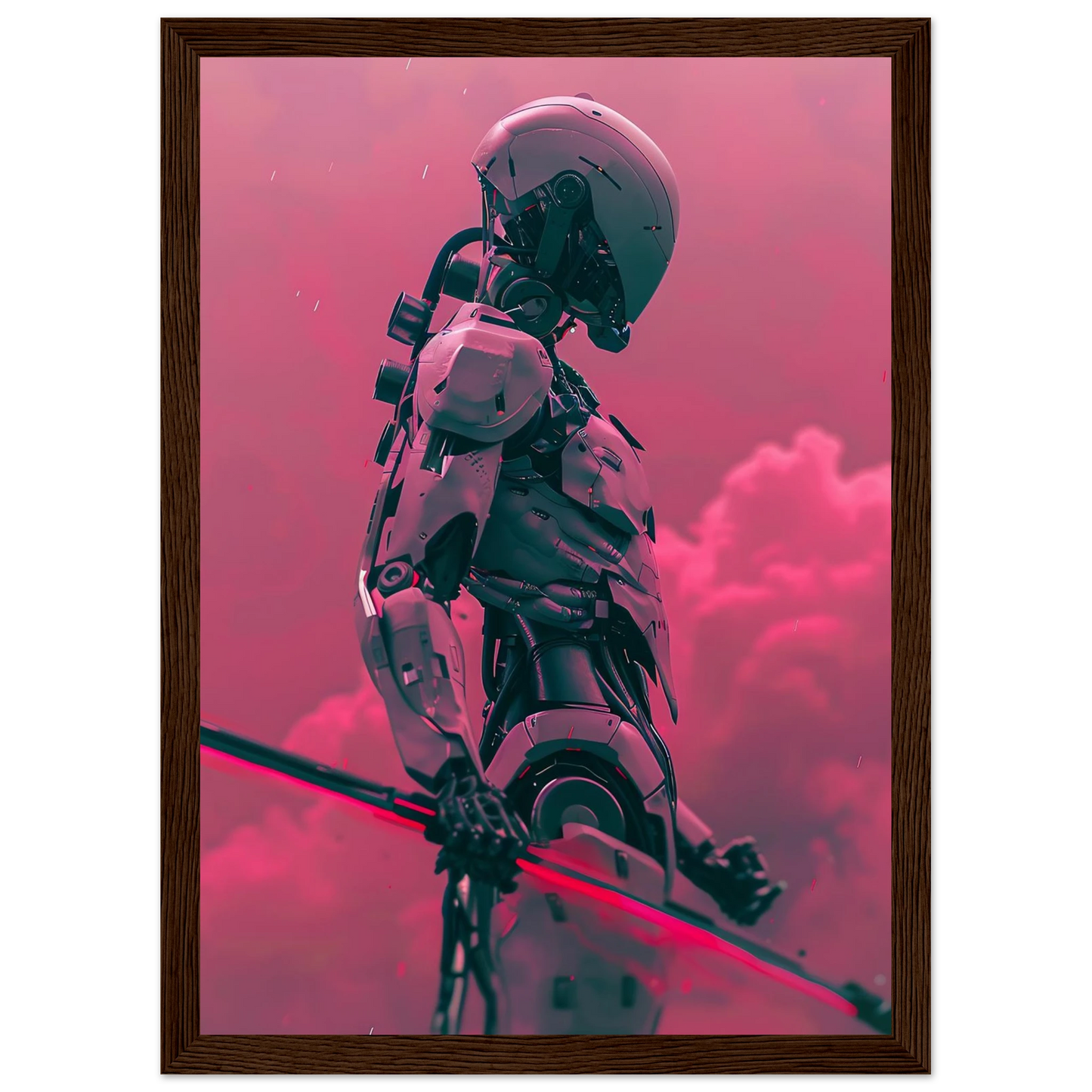 Battle Droid in the Rosy Mist - Poster - Arthena