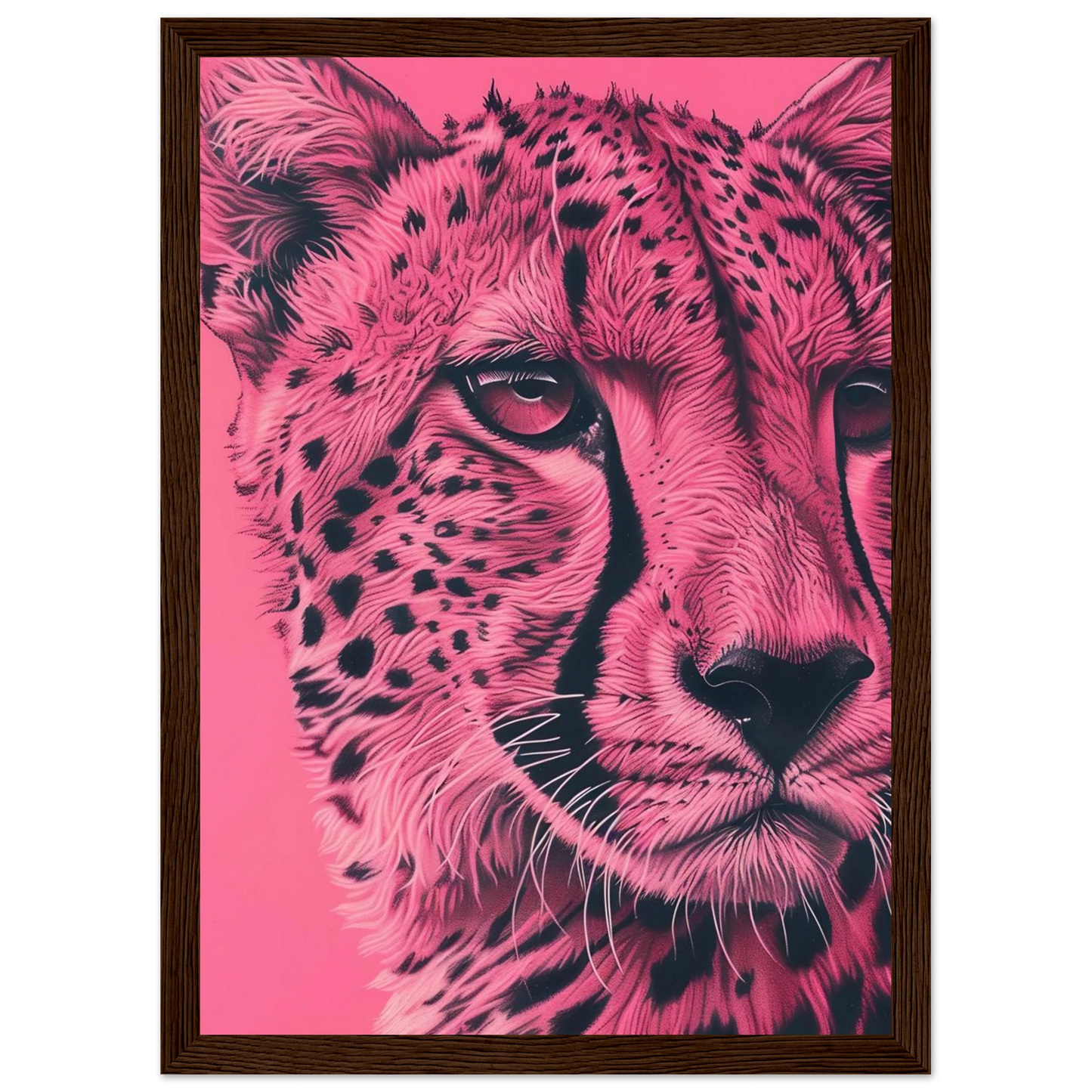 A Pink Cheetah - Poster - Arthena