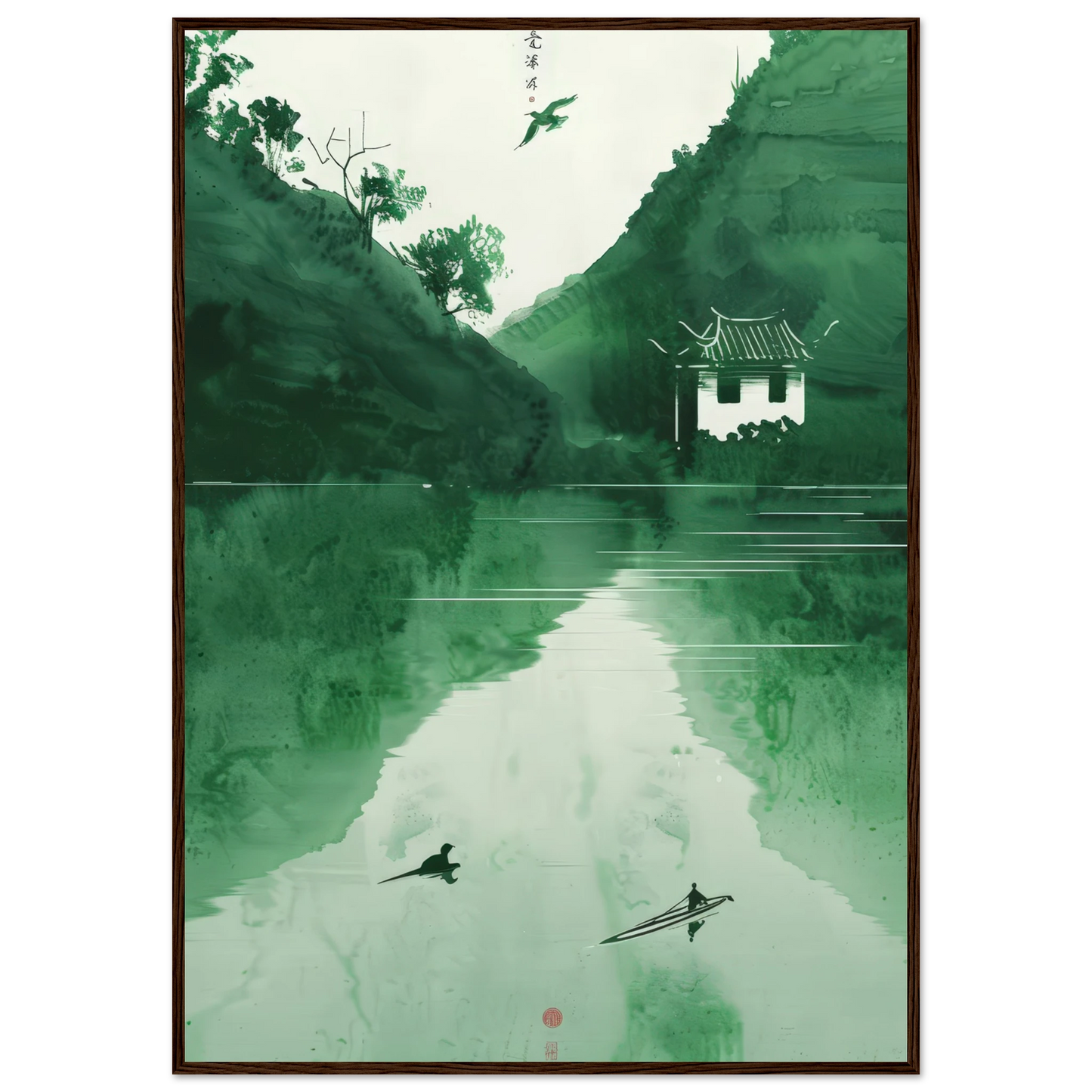 The green mirror - Poster - Arthena