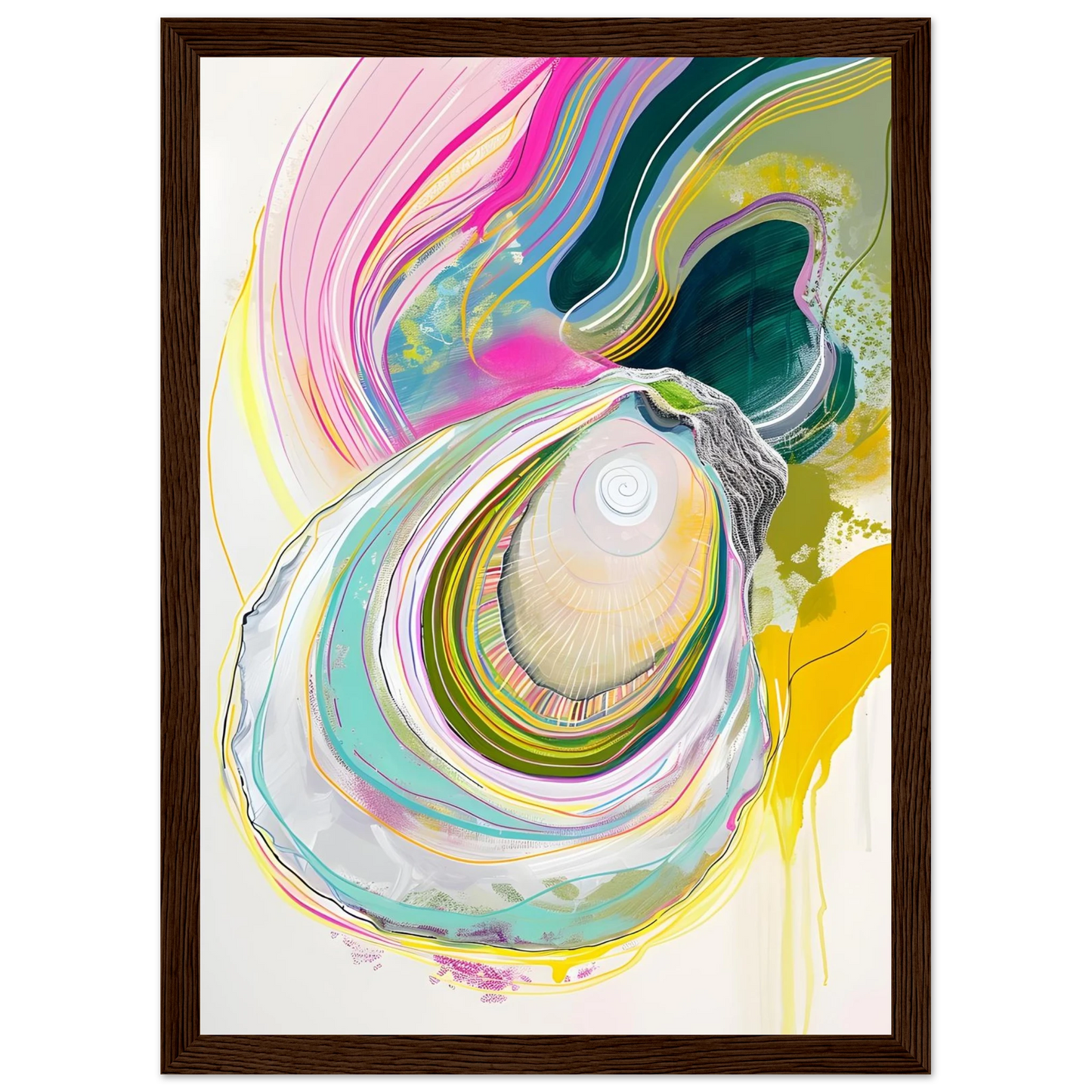 Colorful Oyster - Poster - Arthena