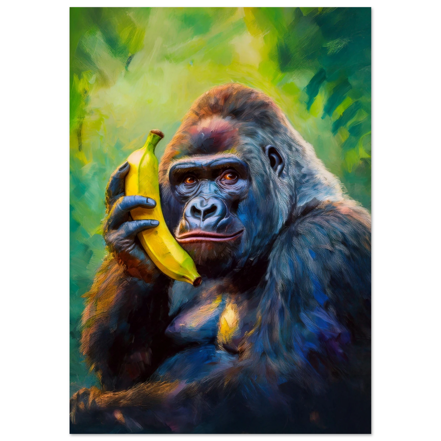 Gorilla on the Line - Poster - Arthena