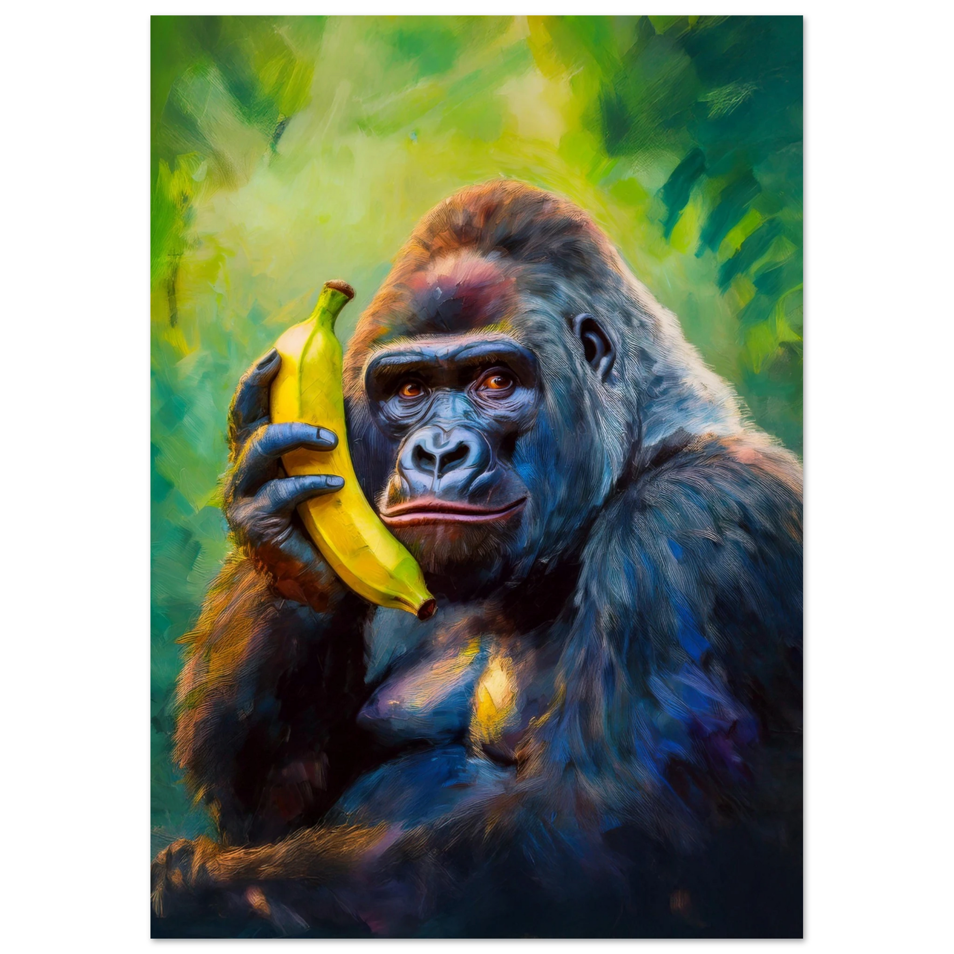 Gorilla on the Line - Poster - Arthena