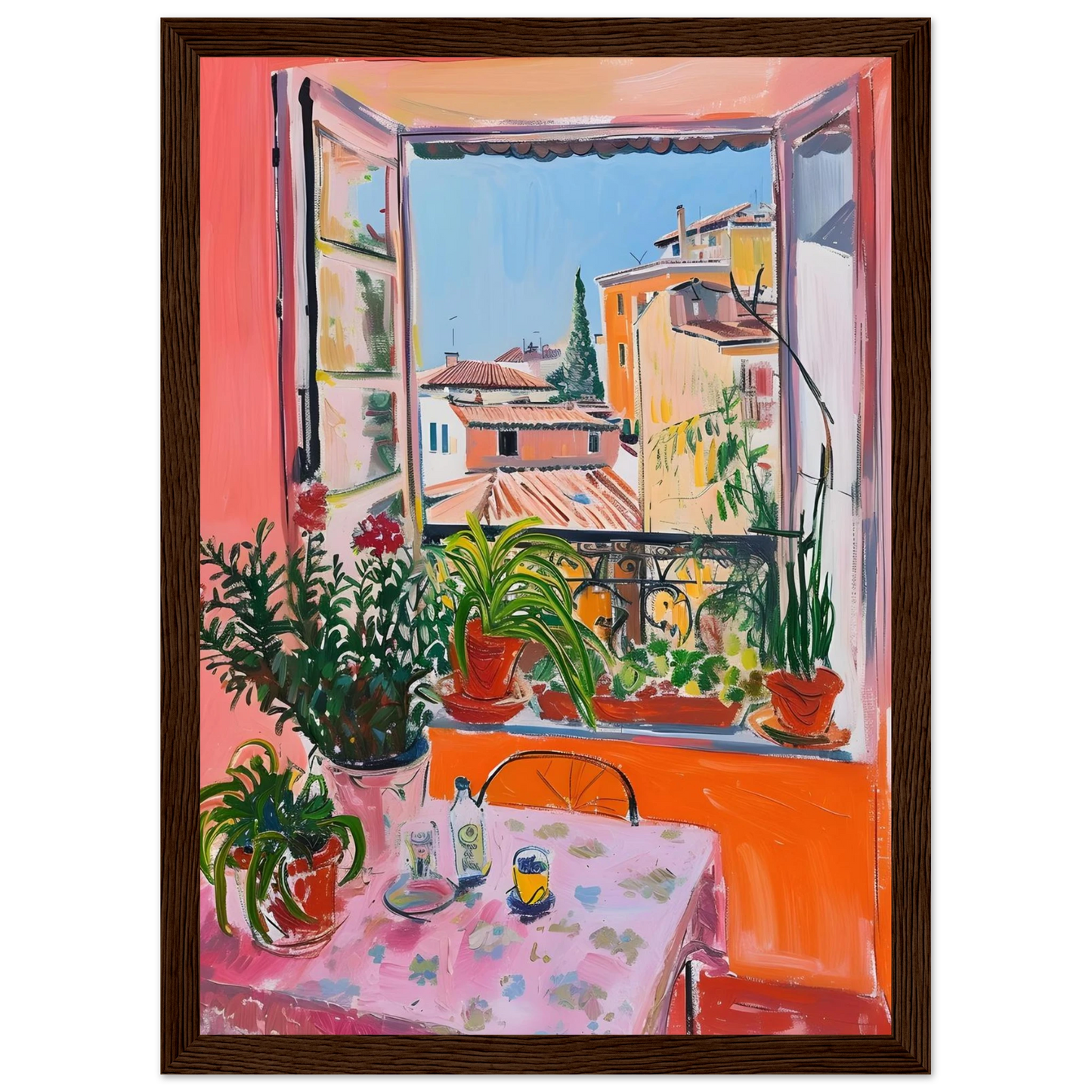 Sunny Window View - Poster - Arthena