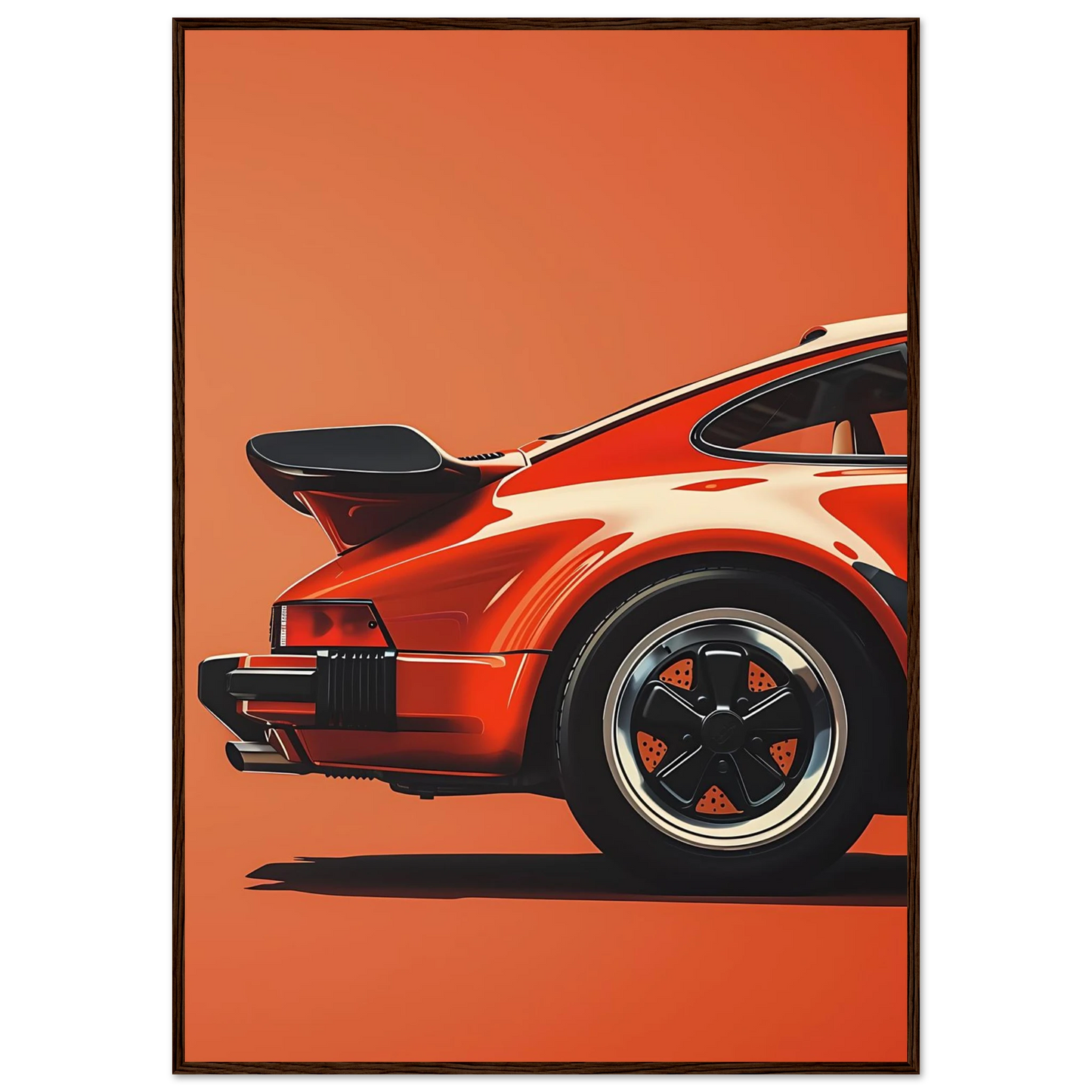 Retro Car - Poster - Arthena