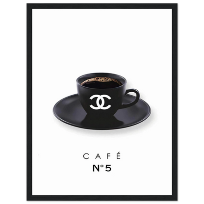 Coffee Chanel - Poster - Arthena