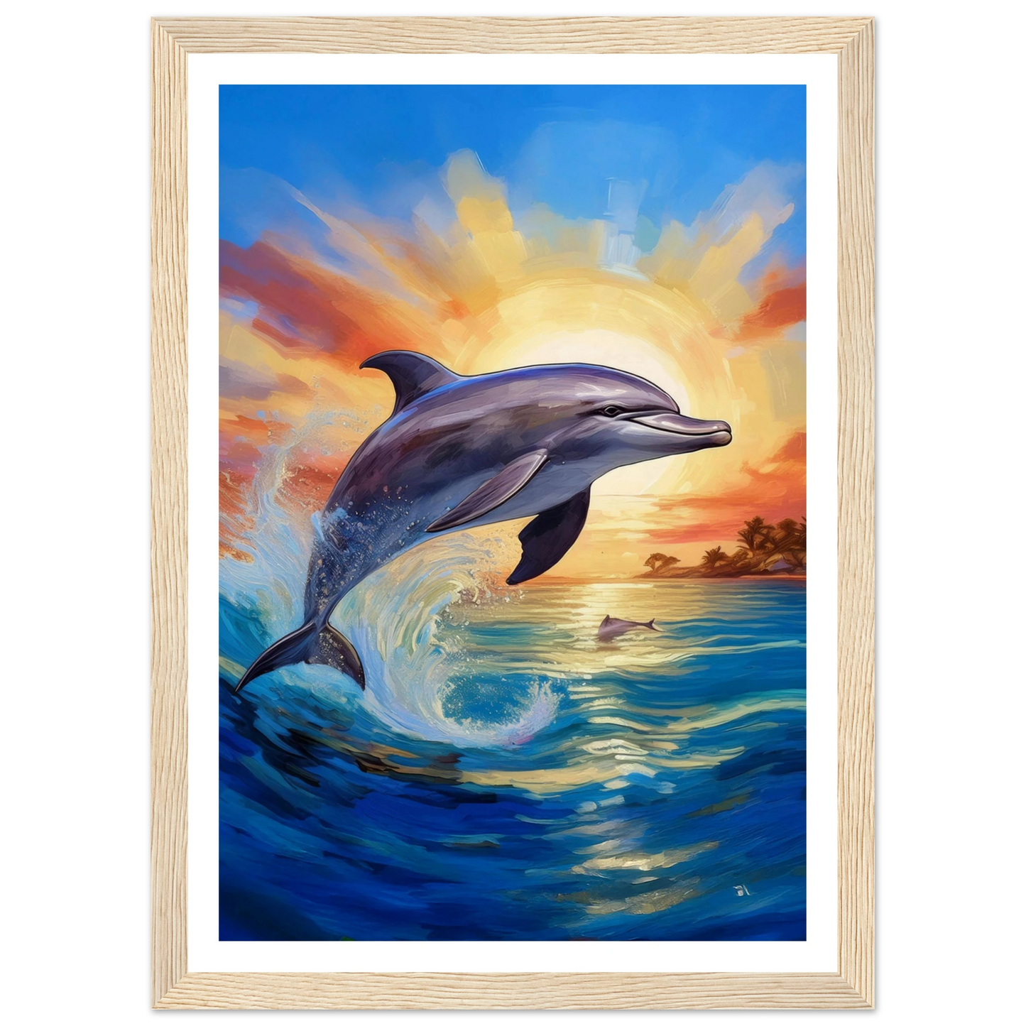 Happy Dolphine - Poster - Arthena