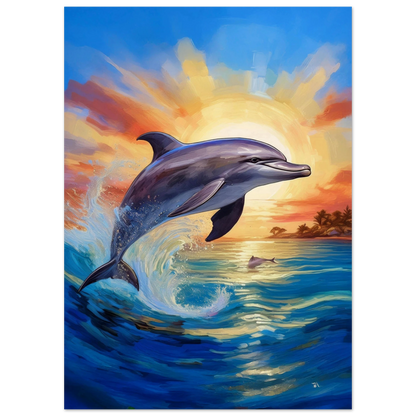 Happy Dolphine - Poster - Arthena