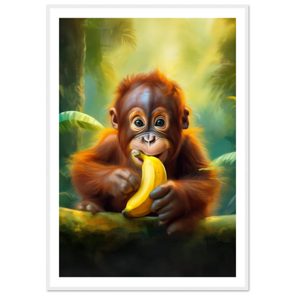 Orangutang Baby - Poster - Arthena