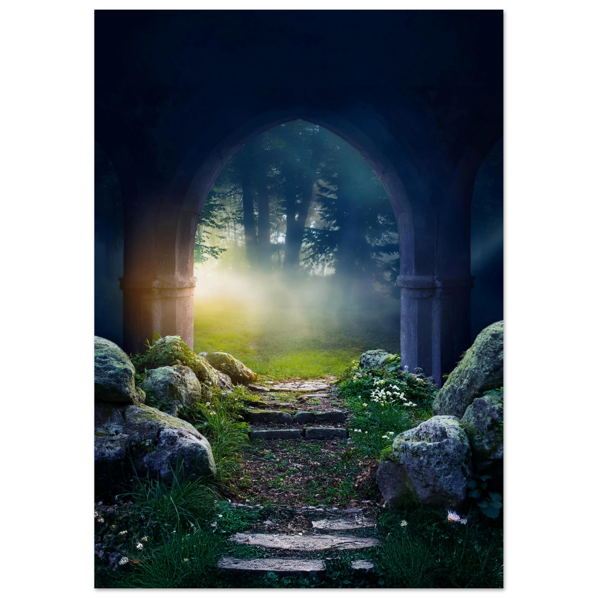 Portal to Tranquility - Poster - Arthena